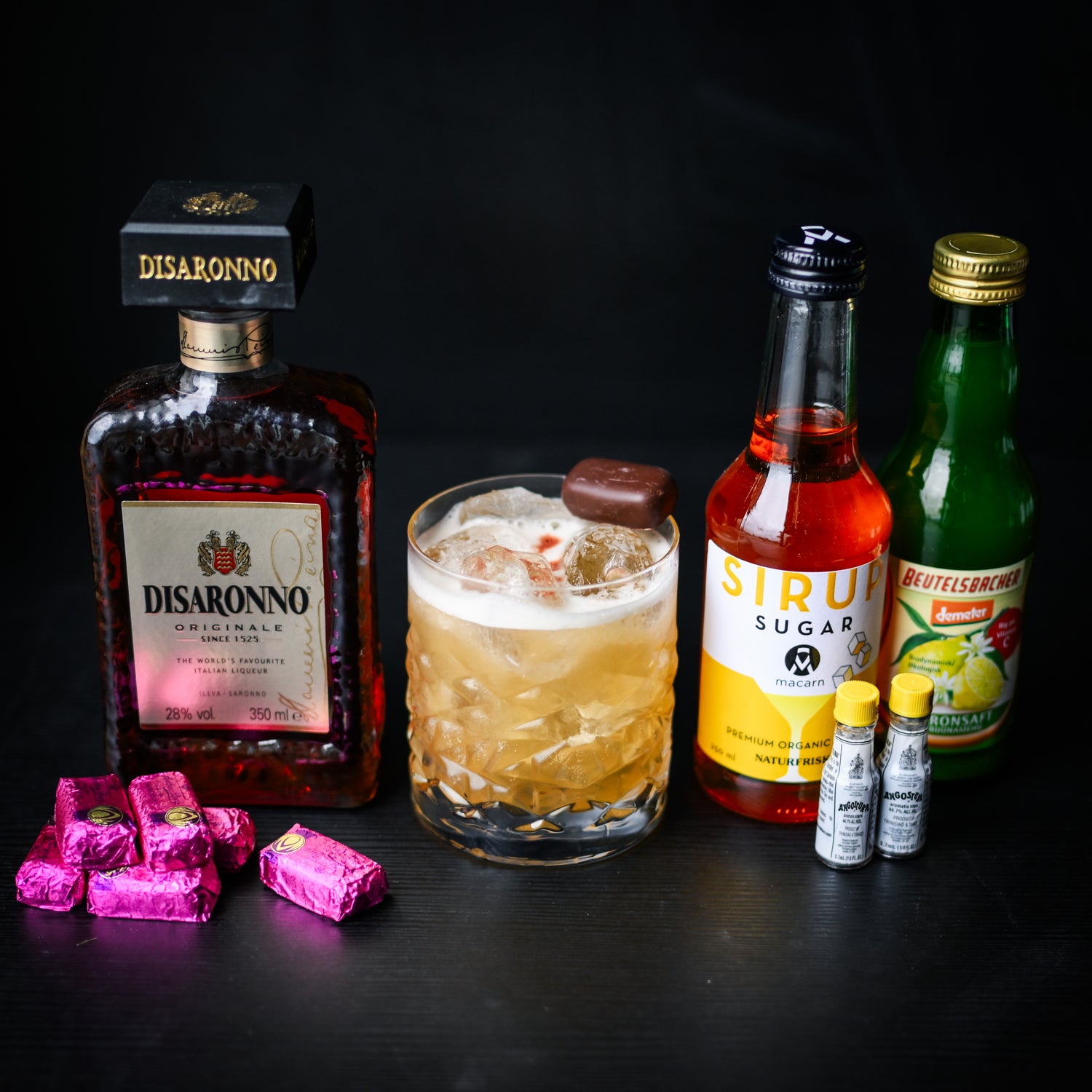 Amaretto Sour - Cocktailpakke